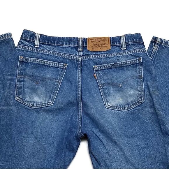 VINTAGE Levi's 509 Orange Tab Distressed Jeans - Picture 9 of 16